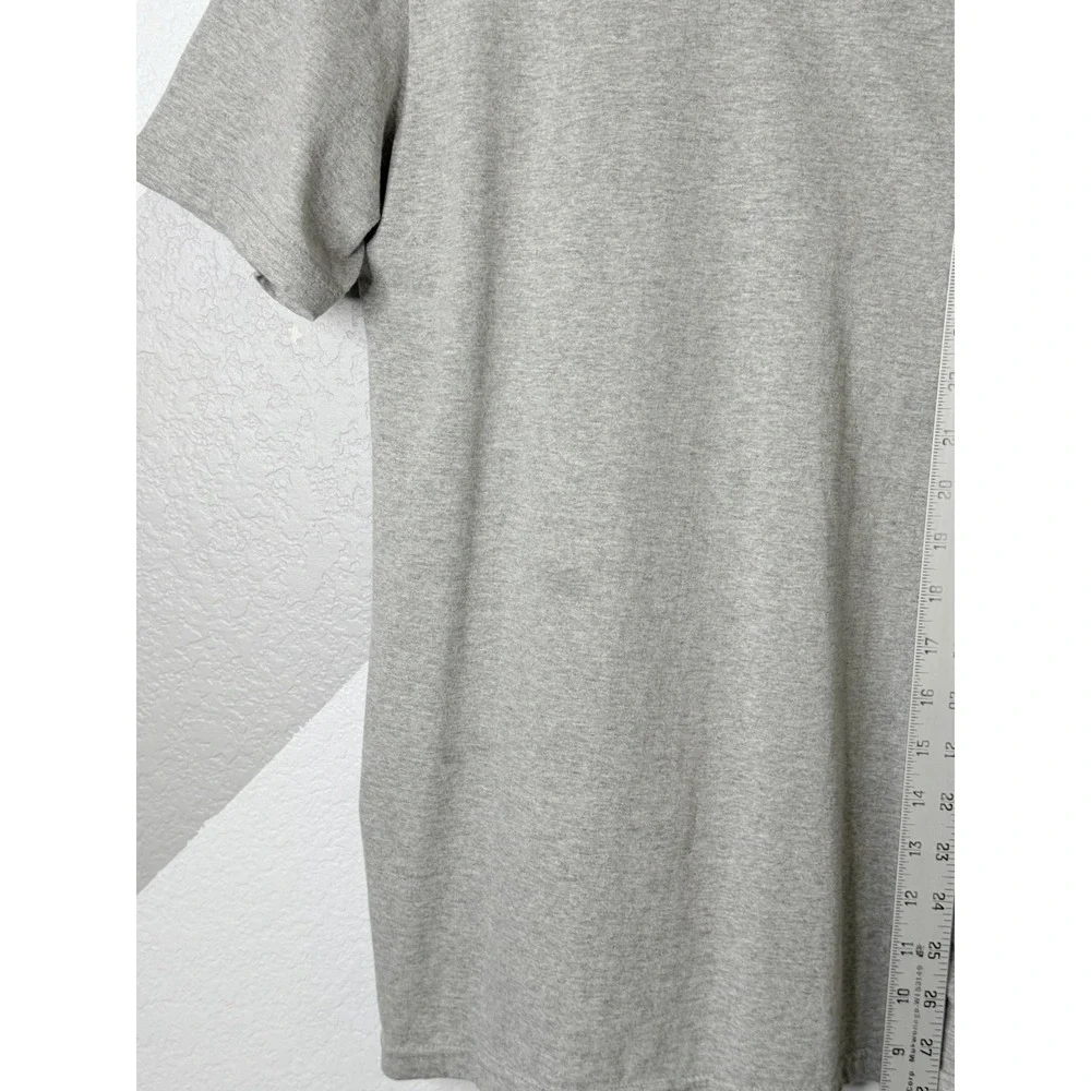 True Religion T-Shirt Lot of 2 Men's Large White Gray Minimal Logo Crew Neck